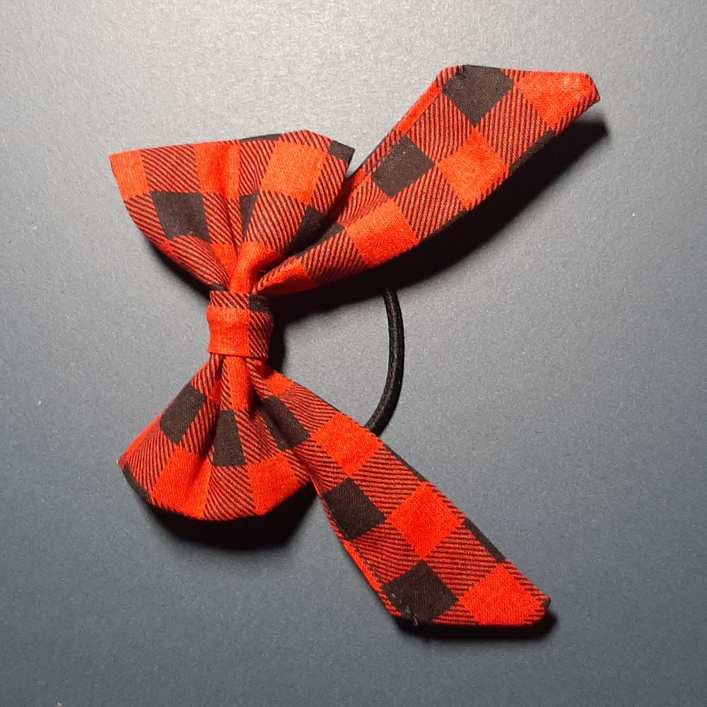 💛 mix-match 10/$20💛Red plaid hair tie bow